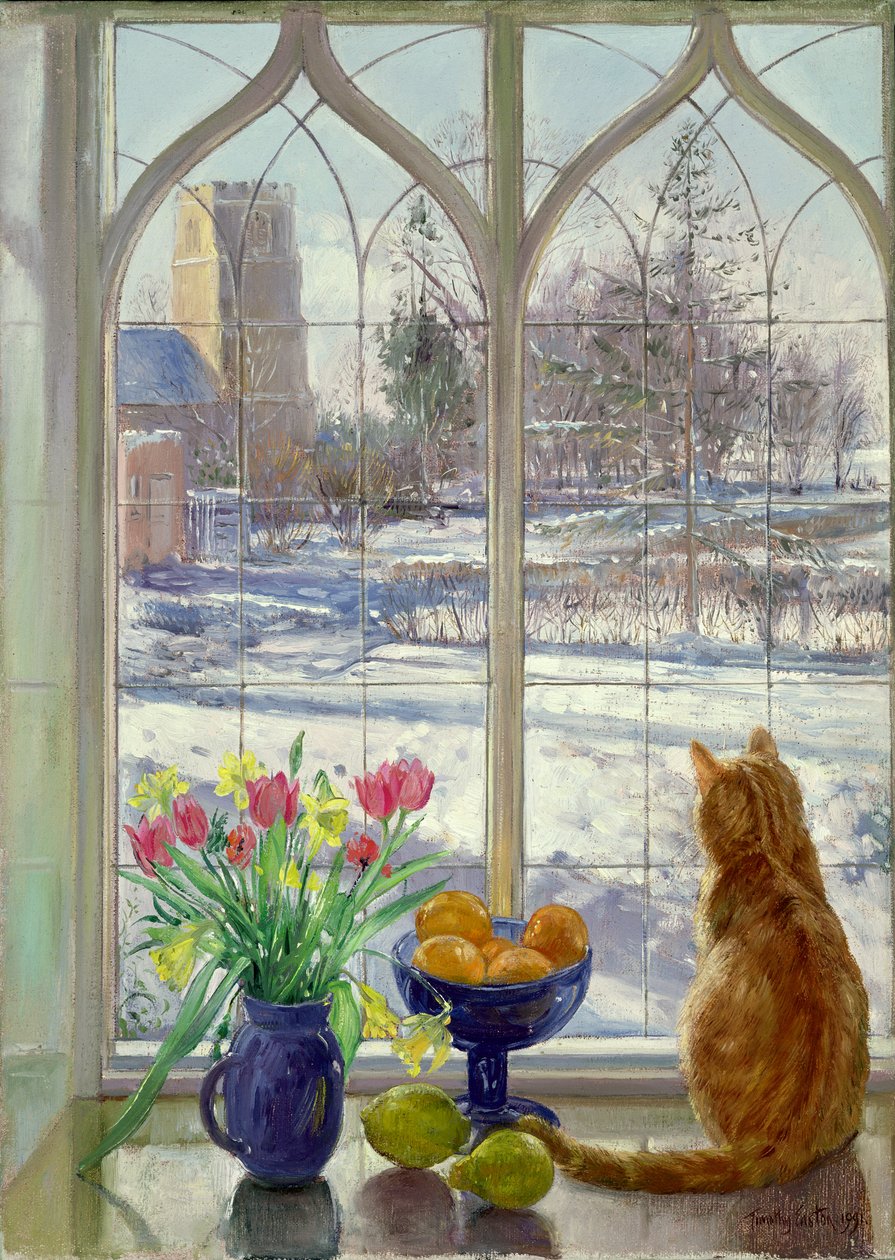 Lumivarjot ja kissa tekijältä Timothy Easton
