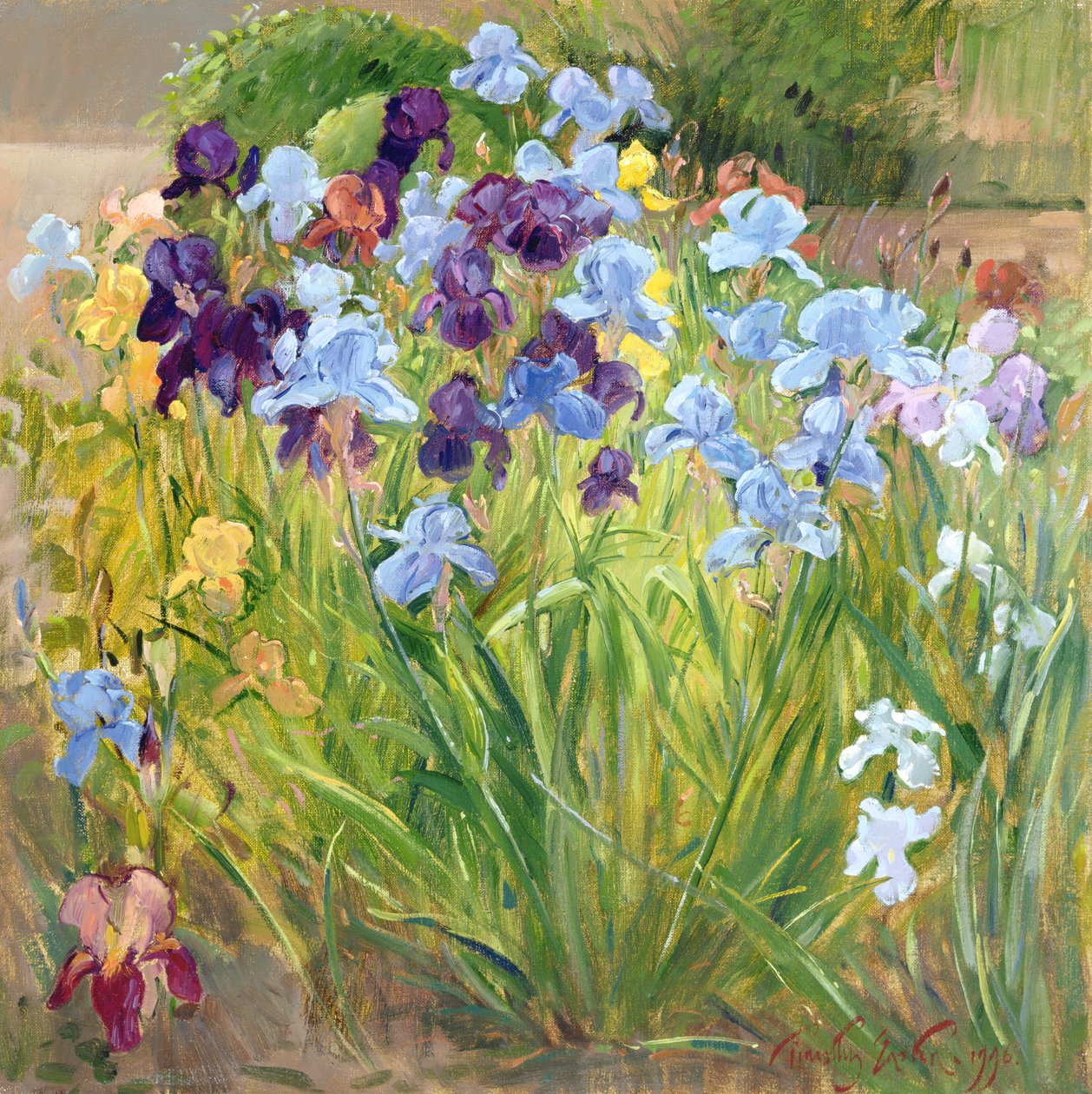 Iris-sänky, Bedfield, 1996 tekijältä Timothy Easton