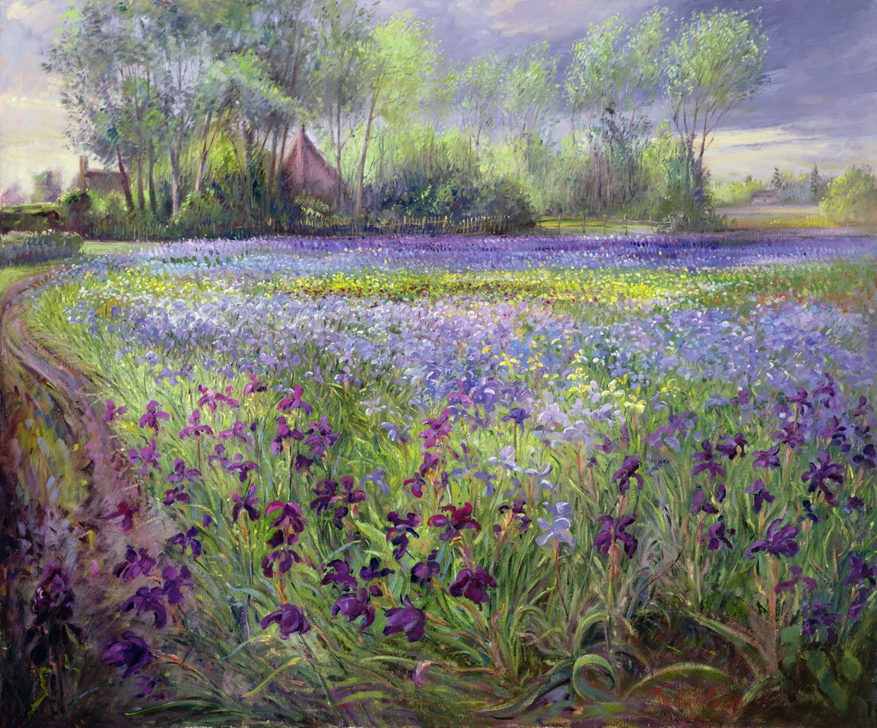 Iirispellon ohi kulkeva raitti, 1991 tekijältä Timothy Easton