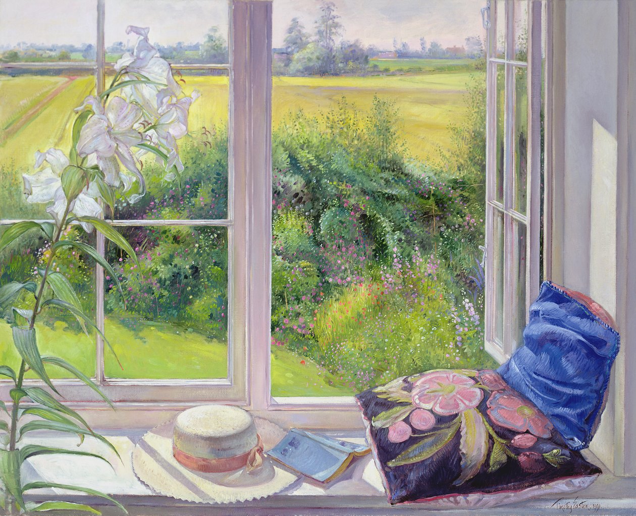 Ikkunapenkki ja lilja, 1991 tekijältä Timothy Easton