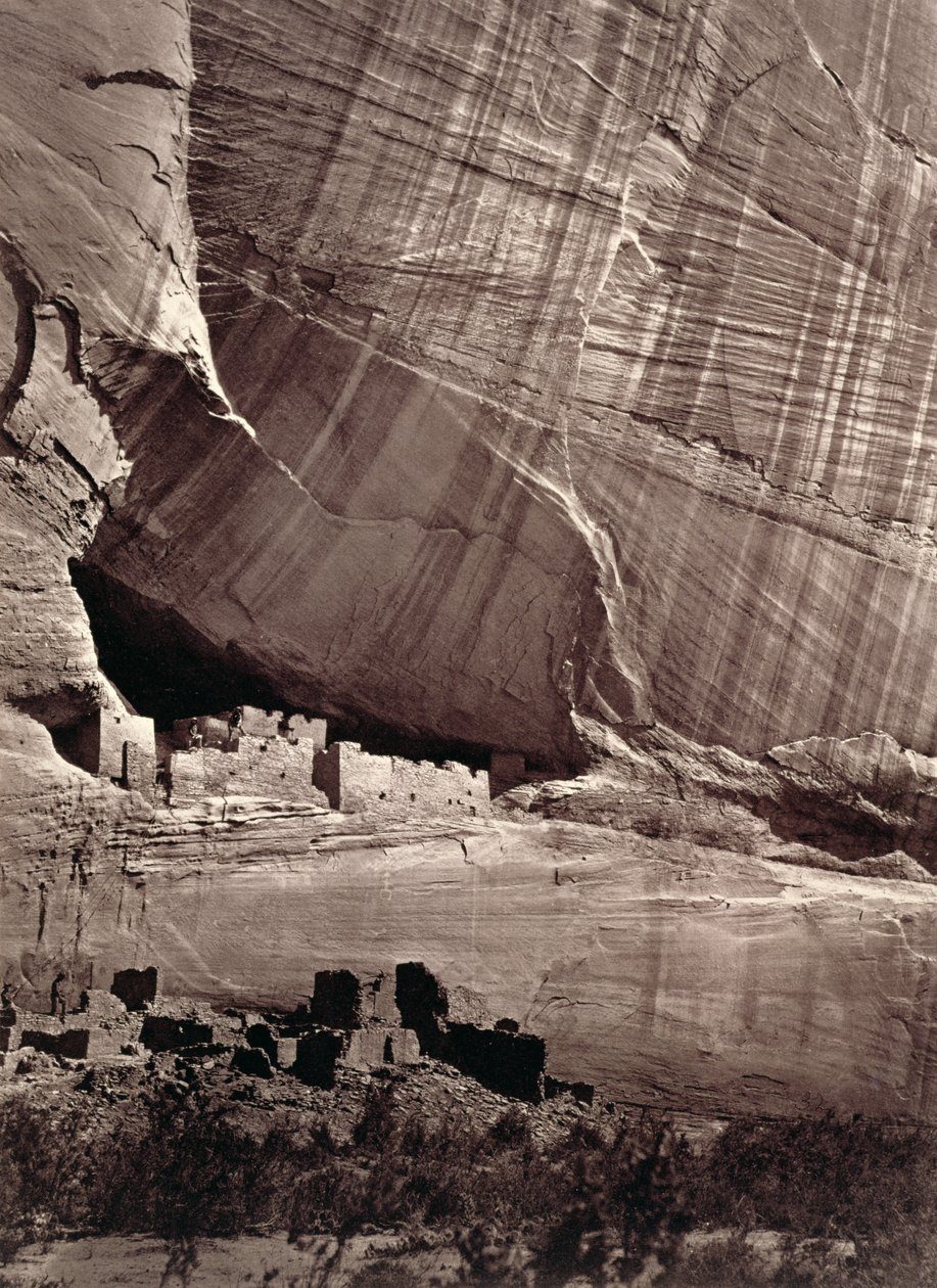 Canyon de Chellen muinaiset rauniot, 1873 (valkokangaspainatus) tekijältä Timothy O