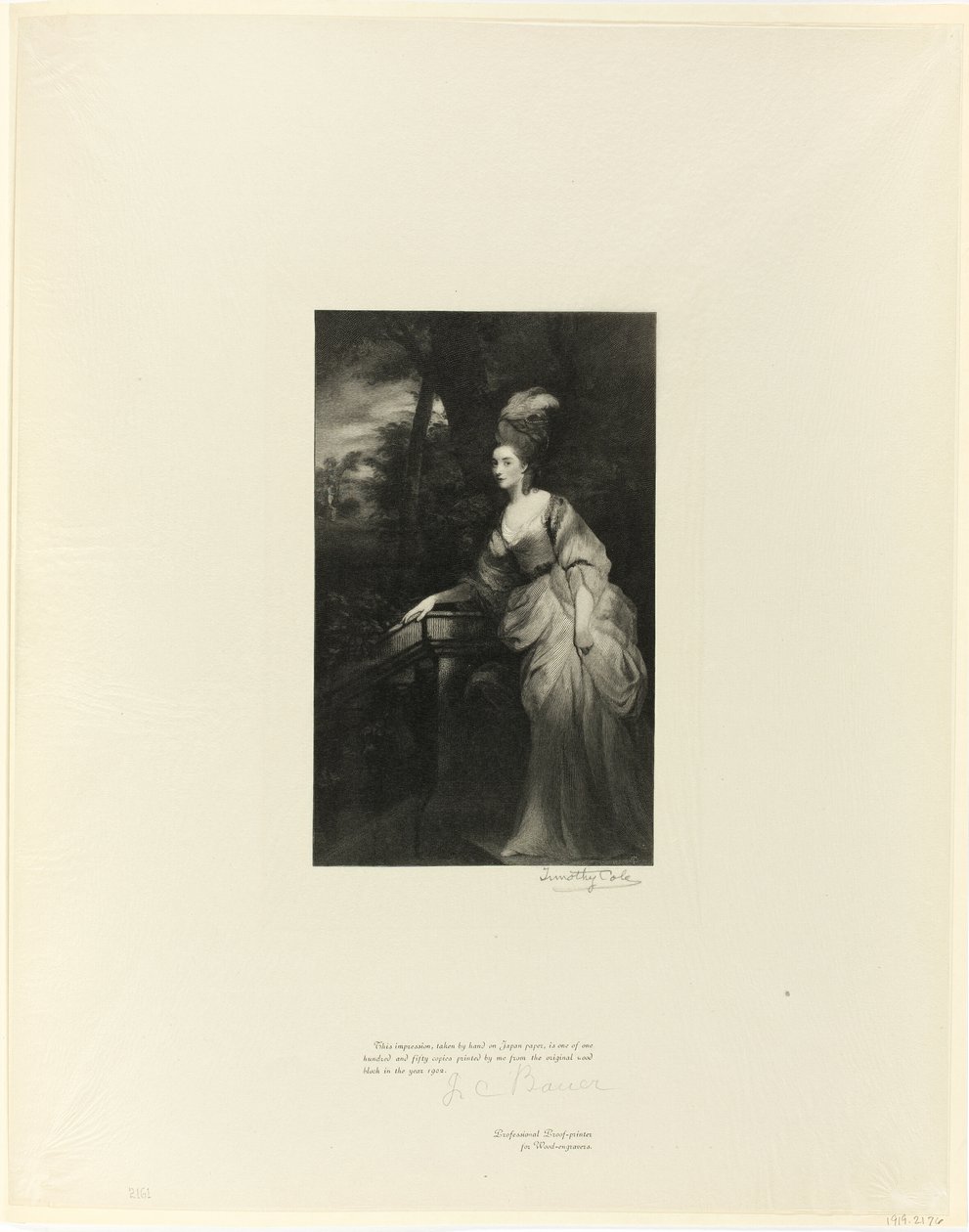 Georgiana, Devonshiren herttuatar, Old English Mastersilta tekijältä Timothy Cole