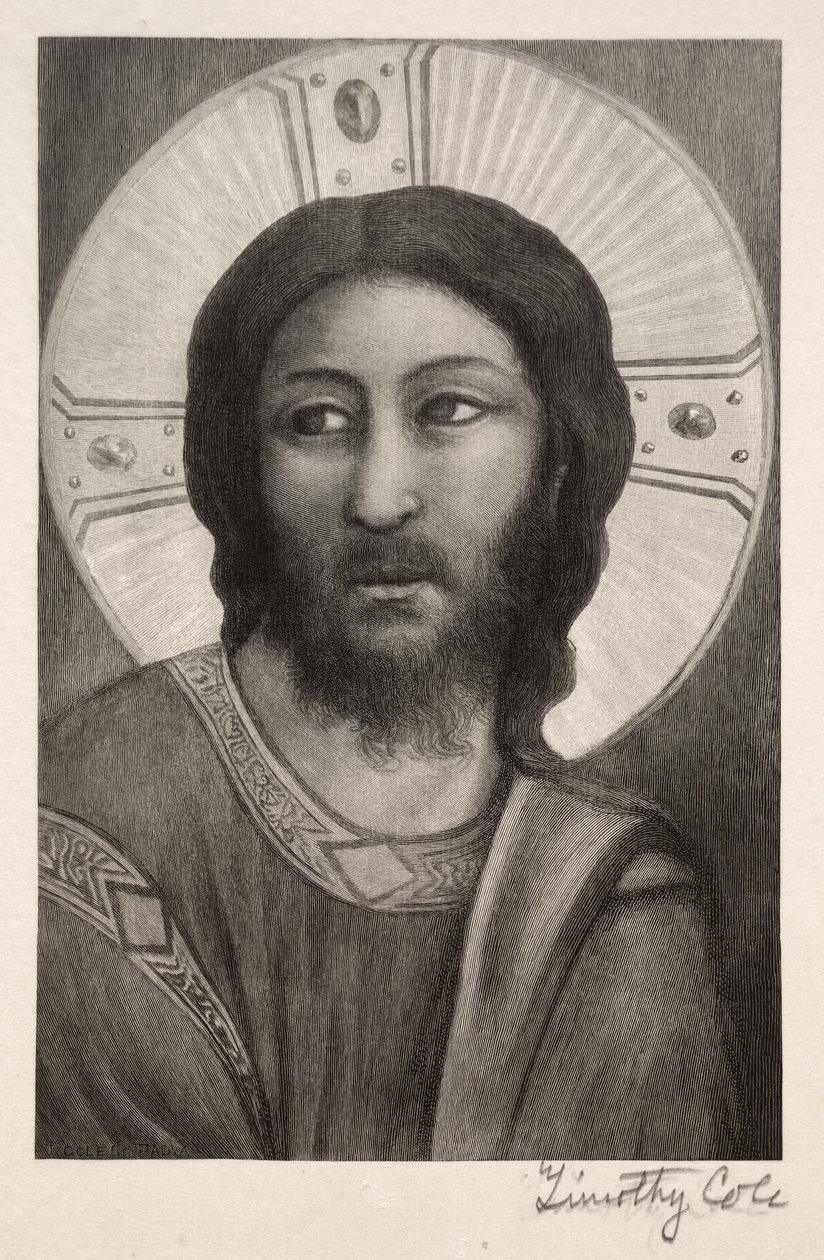 Vanhat italialaiset mestarit: Kristuksen pää, 1888-1892. tekijältä Timothy Cole