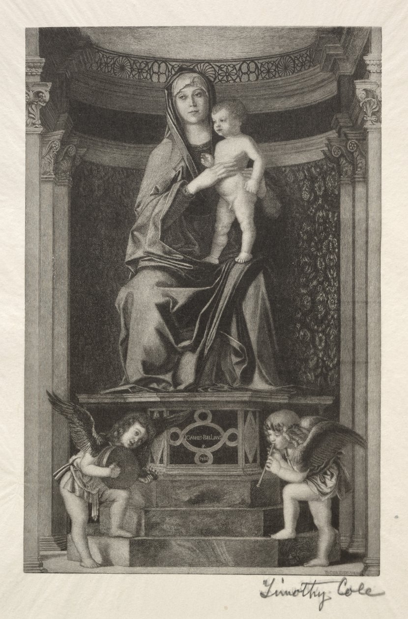 Vanhat italialaiset mestarit: Madonna ja lapsi, 1888-1892. tekijältä Timothy Cole