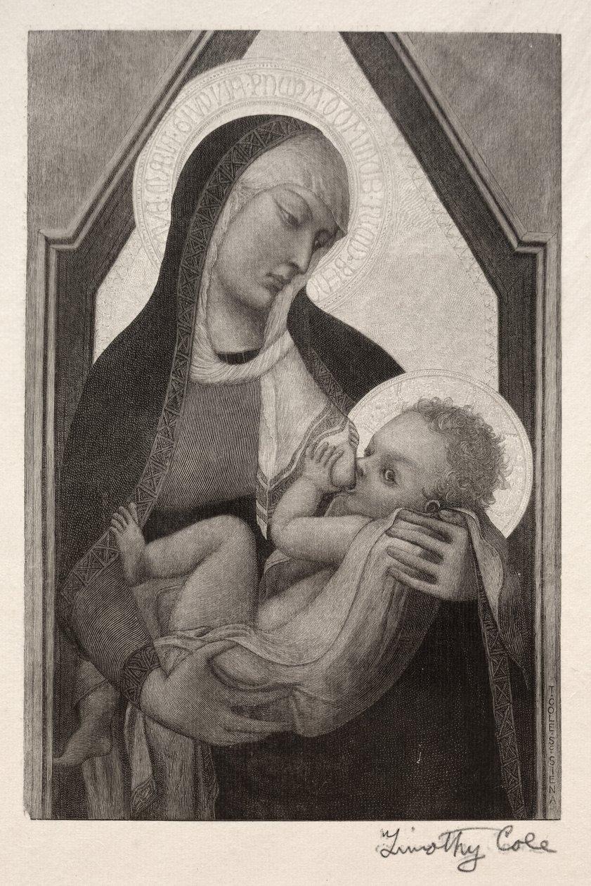 Vanhat italialaiset mestarit: Madonna ja lapsi, 1888-1892. tekijältä Timothy Cole
