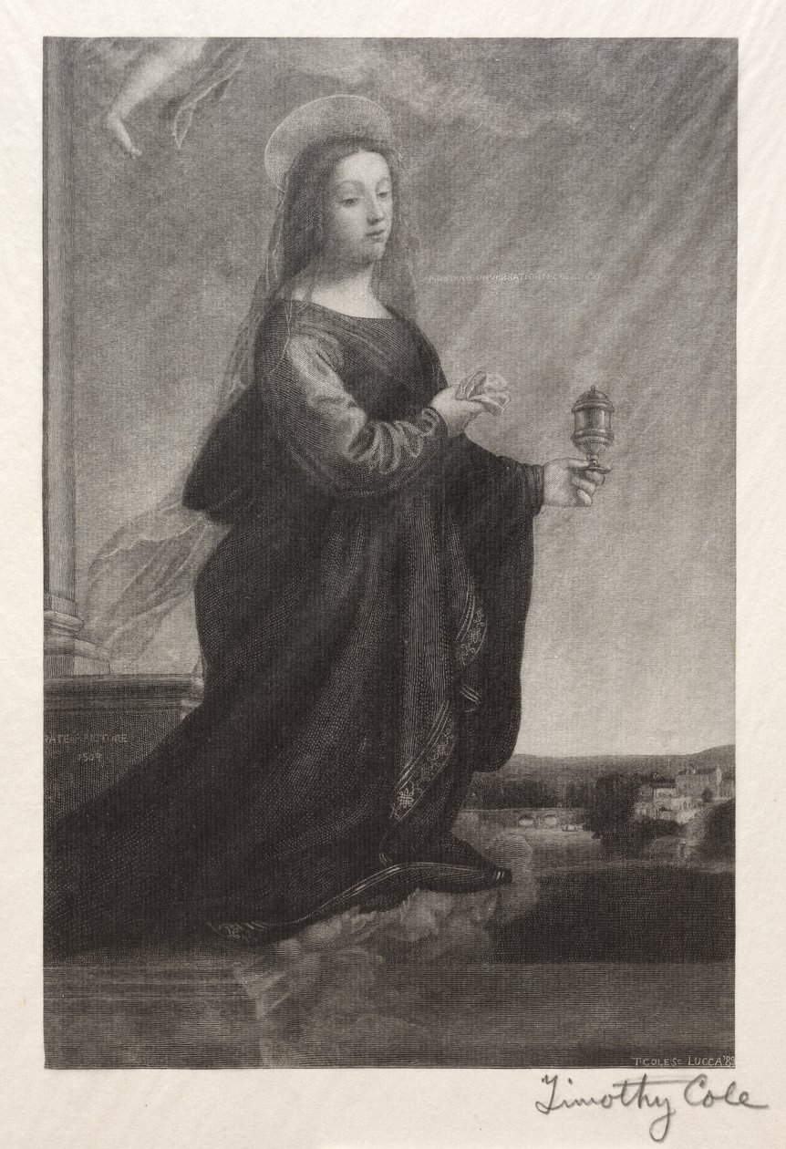 Vanhat italialaiset mestarit: Maria Magdalen, 1889. tekijältä Timothy Cole