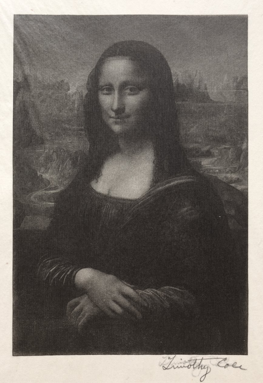 Vanhat italialaiset mestarit: Mona Lisa, 1888-1892. tekijältä Timothy Cole