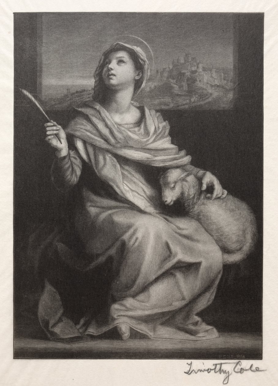 Vanhat italialaiset mestarit: St. Agnes, 1888-1892. tekijältä Timothy Cole