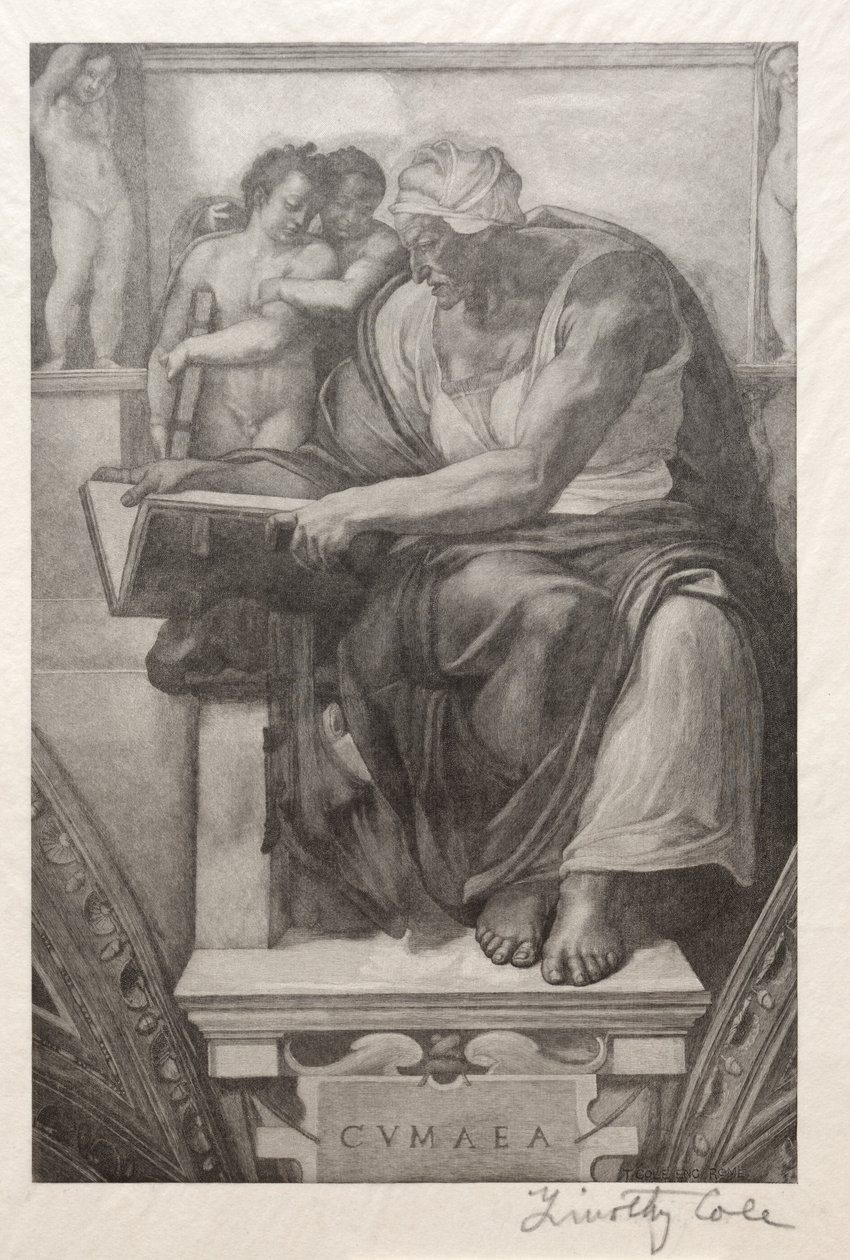 Vanhat italialaiset mestarit: Kumien Sibyl, 1888-1892. tekijältä Timothy Cole
