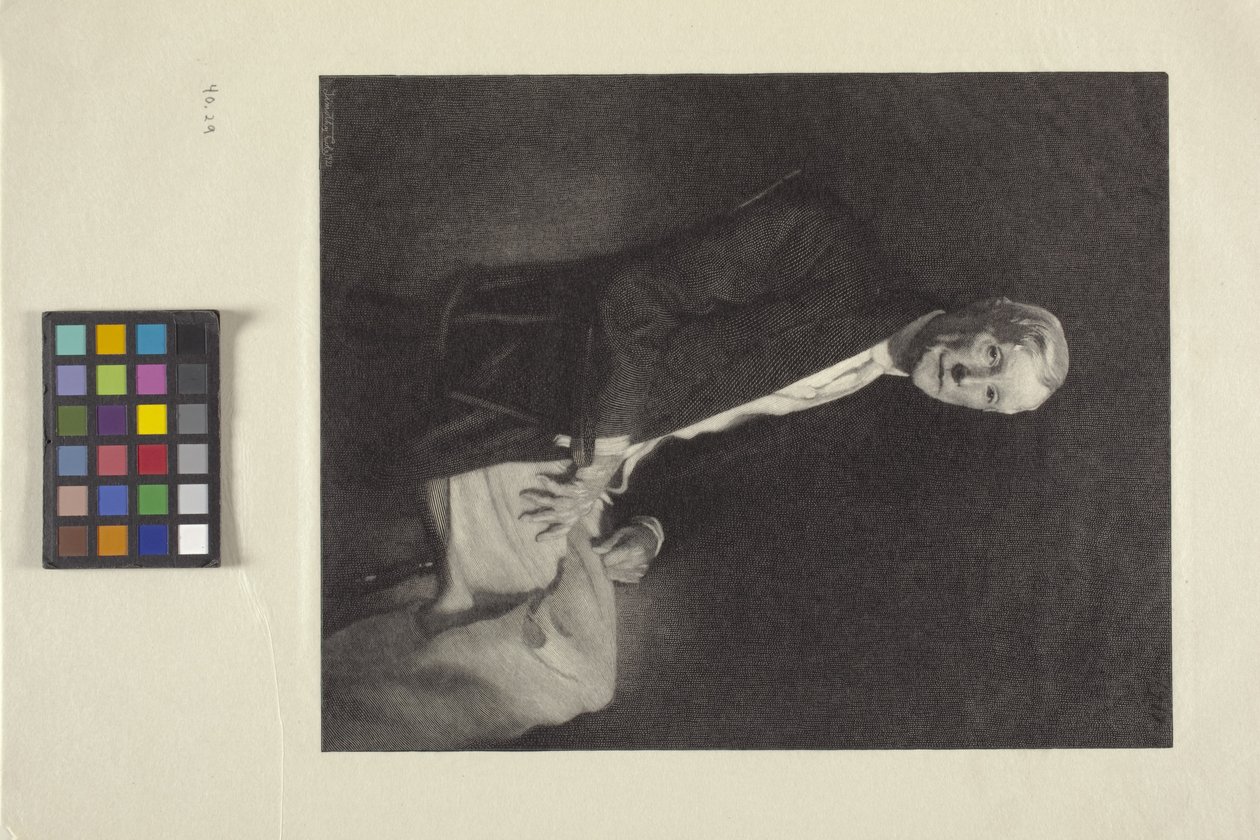 John D. Rockefellerin muotokuva (muste) tekijältä Timothy Cole