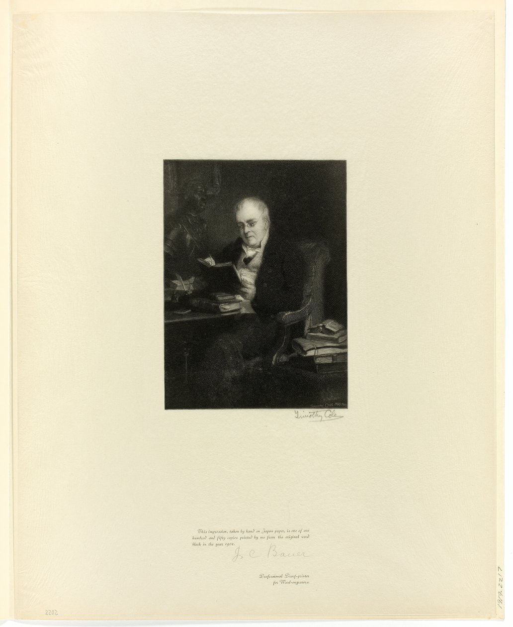 Tohtori John Allenin muotokuva Old English Mastersista tekijältä Timothy Cole