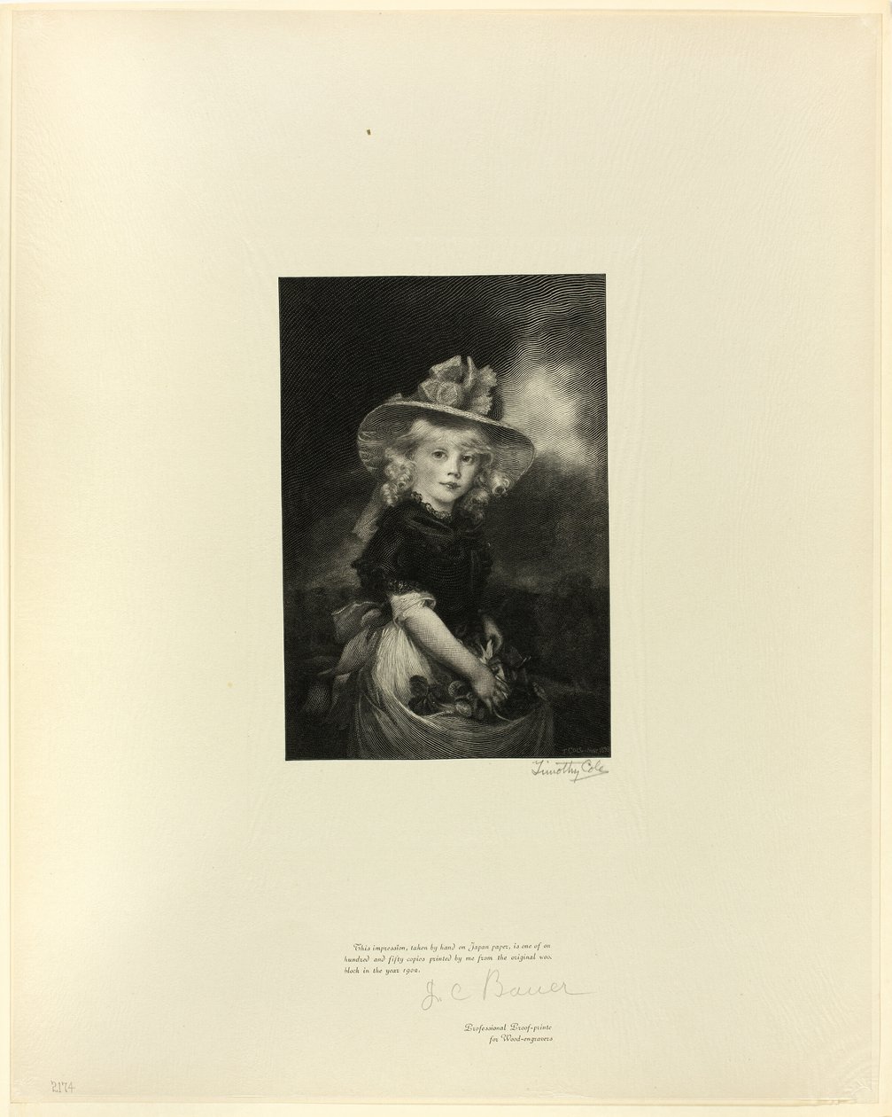 Prinsessa Sophia, George III:n tytär, Old English Mastersista tekijältä Timothy Cole