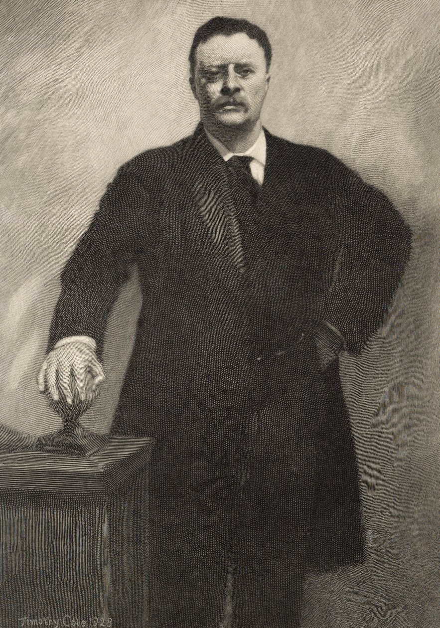 Theodore Roosevelt, 1928 tekijältä Timothy Cole