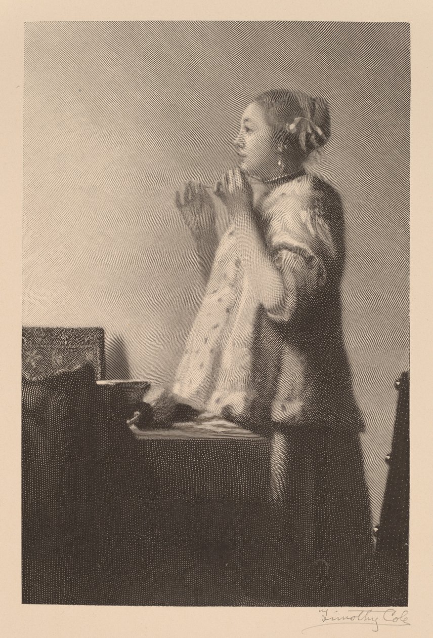 Helmikaulakoru tekijältä Timothy Cole after Johannes Vermeer