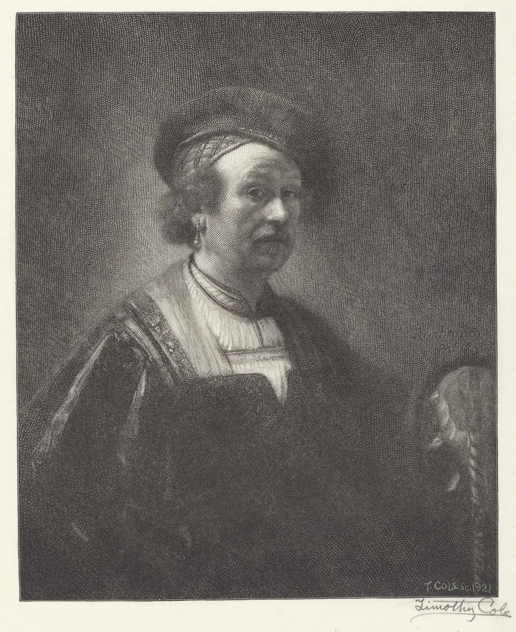 Rembrandt tekijältä Timothy Cole after Rembrandt van Rijn
