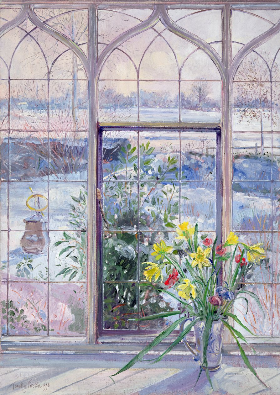 Narsissit ja aurinkokello lunta vasten tekijältä Timothy Easton