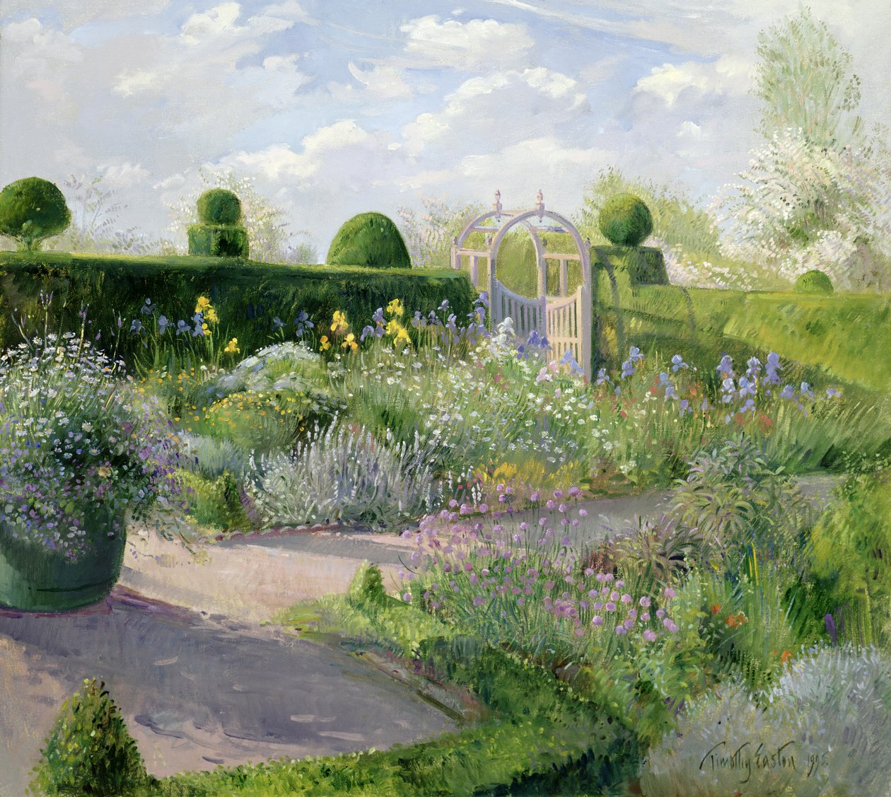 Iirikset yrttitarhassa, 1995 tekijältä Timothy Easton