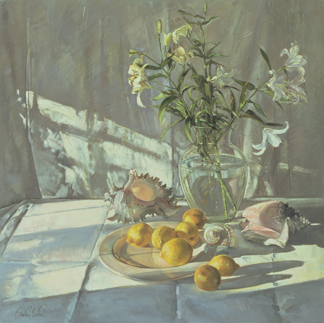 Heijastukset ja varjot (öljy kankaalle) tekijältä Timothy Easton