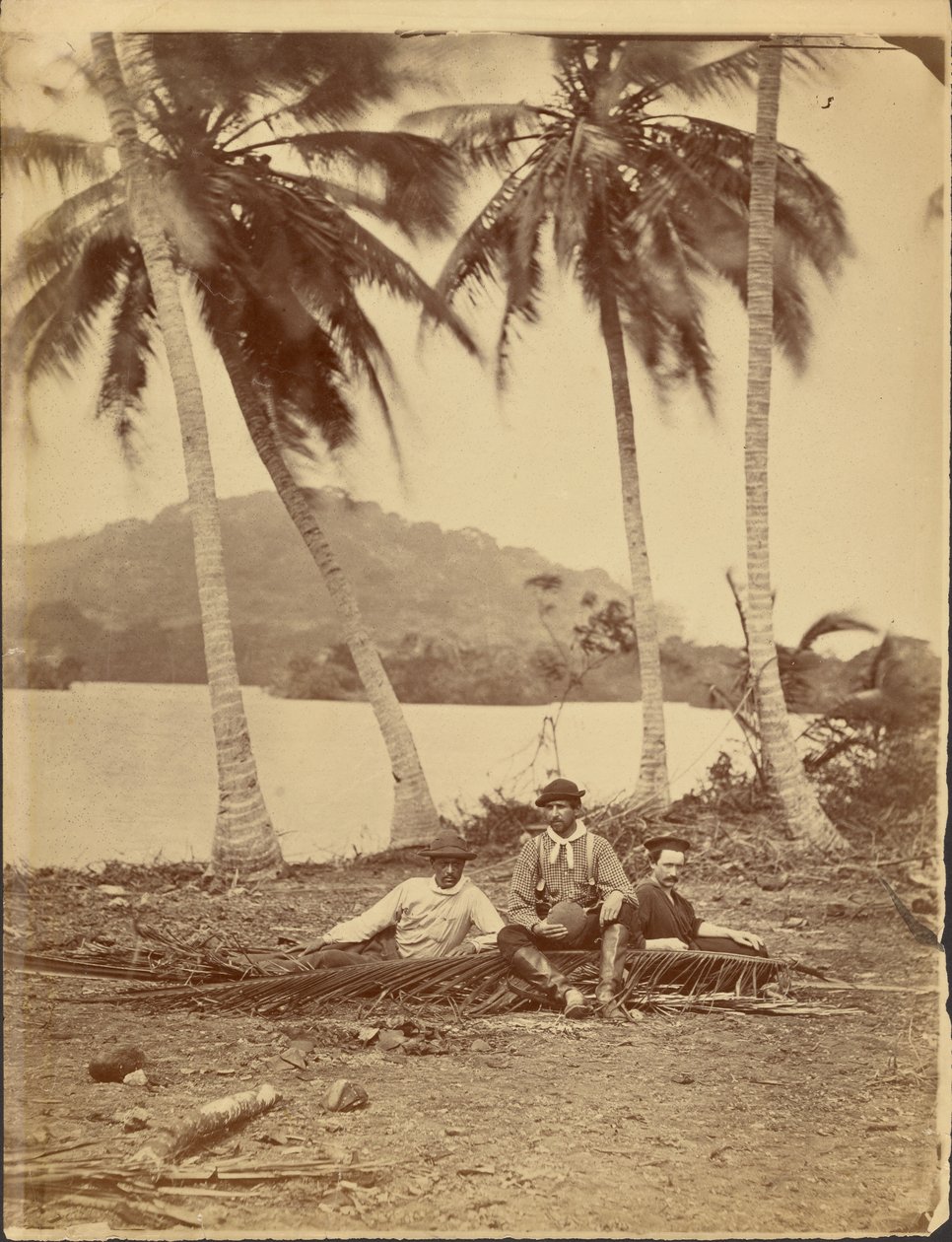 [Selfridgen retkikunnan miehistön jäsenet Dariénin kannaksella (Panama)] tekijältä Timothy H. OSullivan