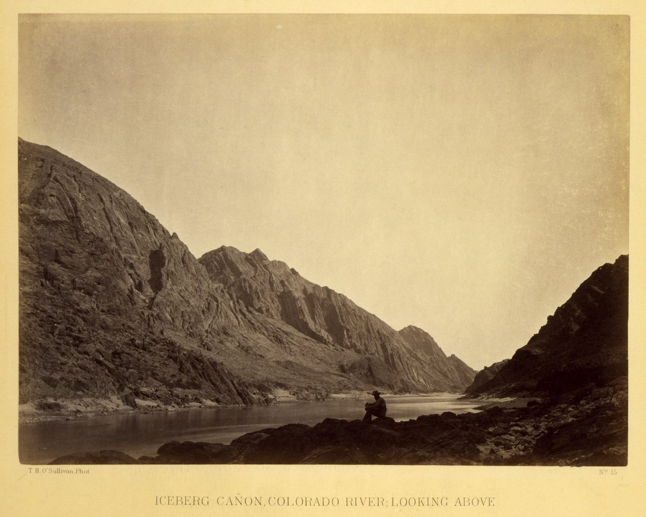 Jäävuori Cañon, Colorado River, ylhäältä katsottuna tekijältä Timothy H. O