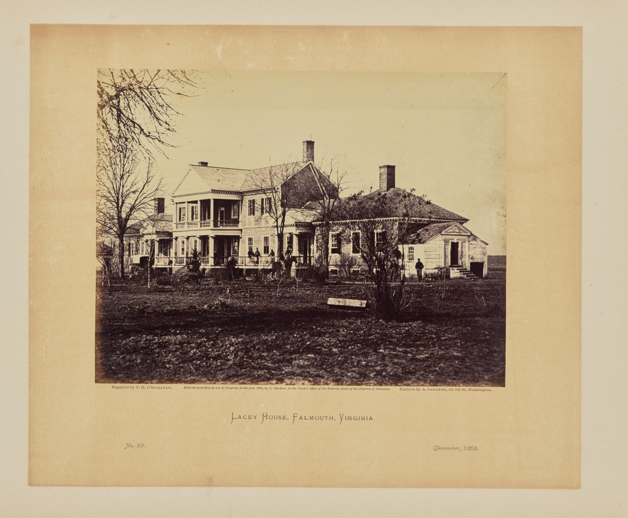 Lacey House, Falmouth, Virginia tekijältä Timothy H. OSullivan