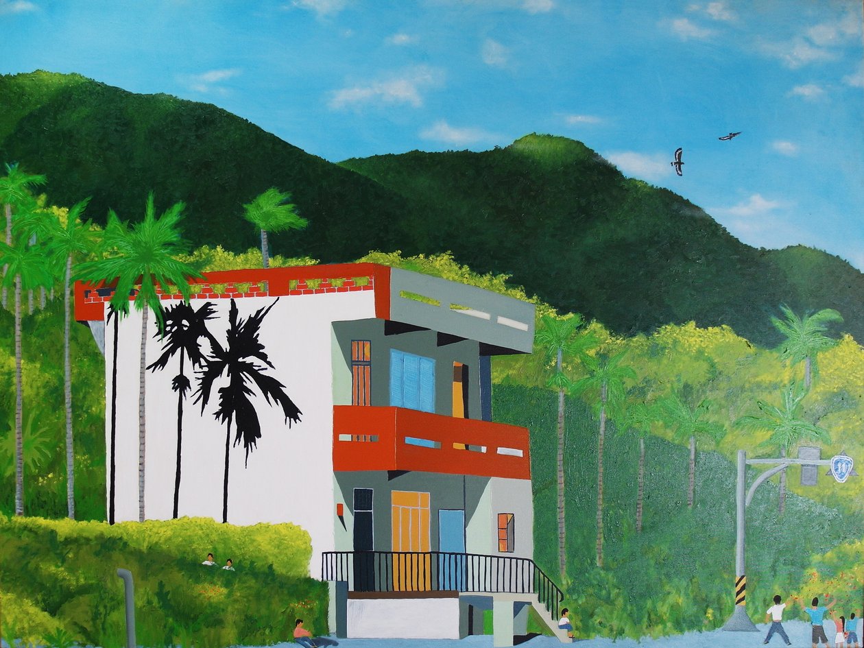 Talo valtatiellä 11, Taitung, Taiwan, 2017 tekijältä Timothy Nathan Joel