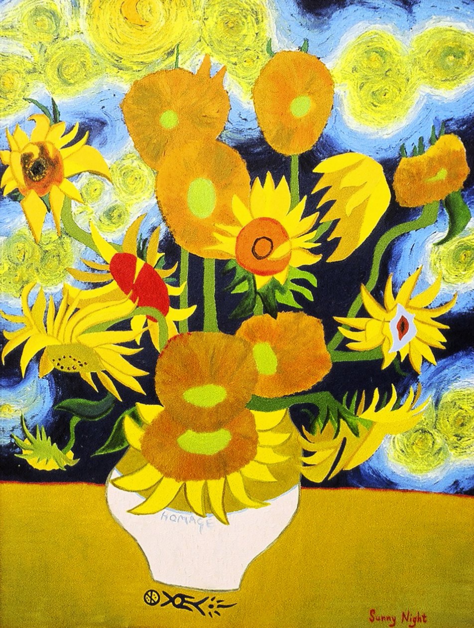 Aurinkoinen yö, 2006, öljy kankaalle tekijältä Timothy Nathan Joel