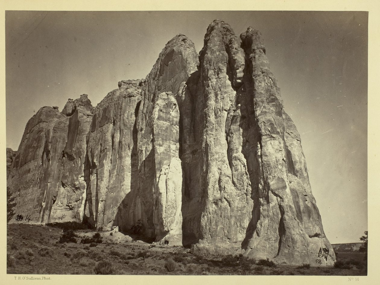 Inscription Rockin eteläpuoli, 1873 tekijältä Timothy OSullivan