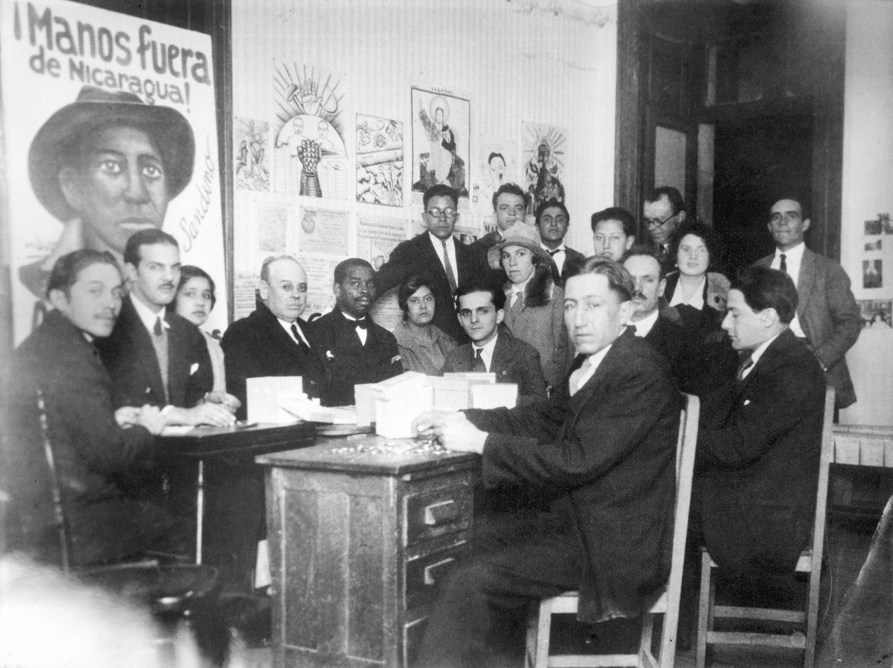Hands off Nicaragua -komitea, Mexico City, 1928. tekijältä Tina Modotti