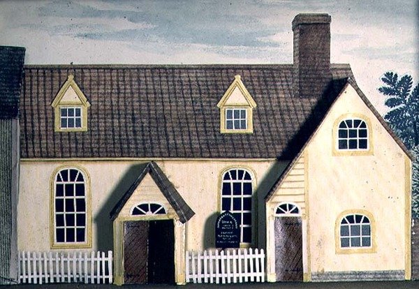 Malli kappelista, Halstead Congregate Church, Essex tekijältä Tirzah Ravilious