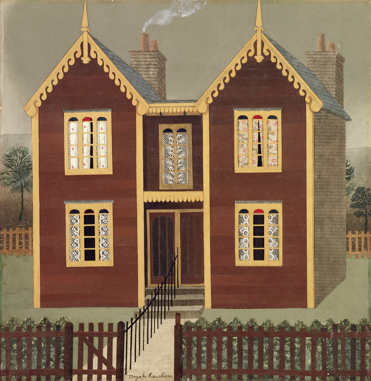 Paritalohuvilat (kollaasi) tekijältä Tirzah Ravilious