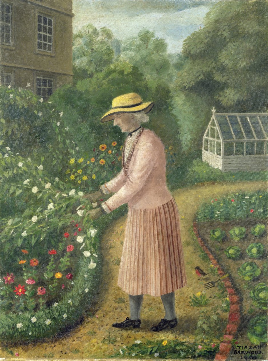 Englantilainen nainen (rouva Nicholas of Copford Place, 96-vuotias) tekijältä Tirzah Ravilious