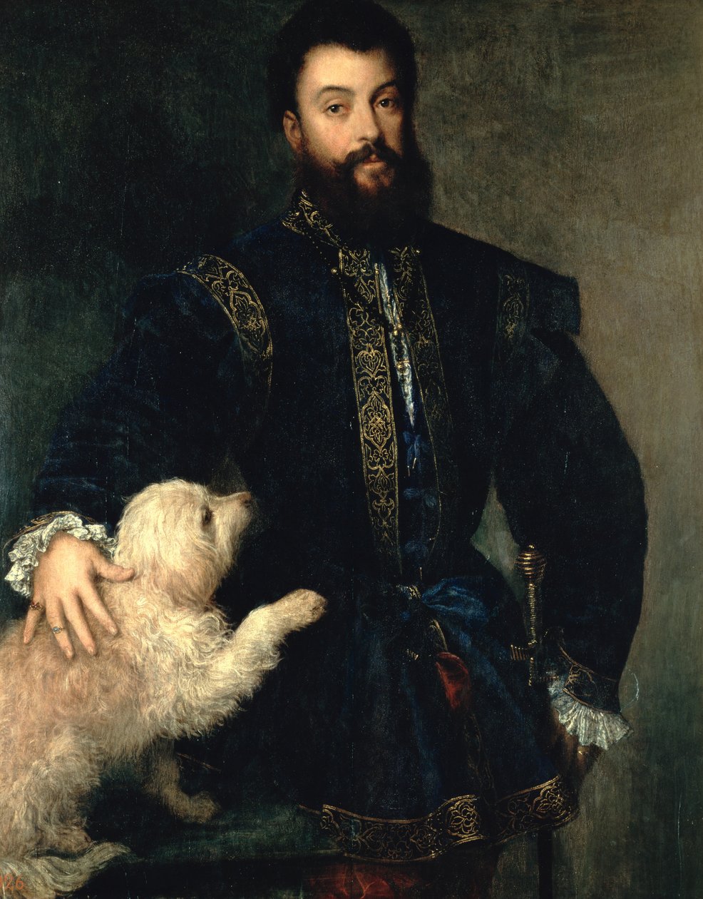 Federigo Gonzaga, Mantovan herttua, n. 1525-30 tekijältä Tiziano Vecelli