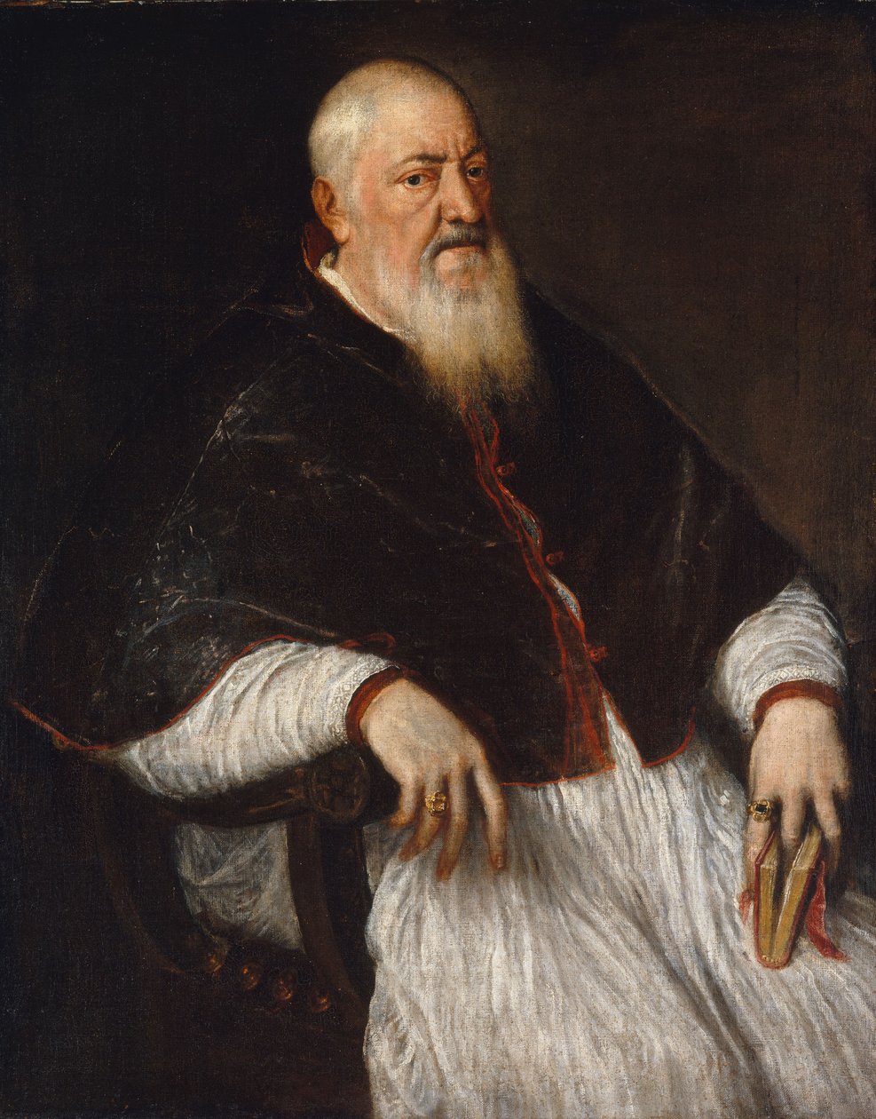 Filippo Archinto, Milanon arkkipiispa, n. 1555 tekijältä Tiziano Vecelli