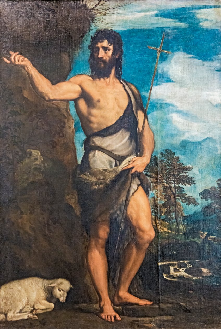 Johannes Kastaja tekijältä Tiziano Vecelli