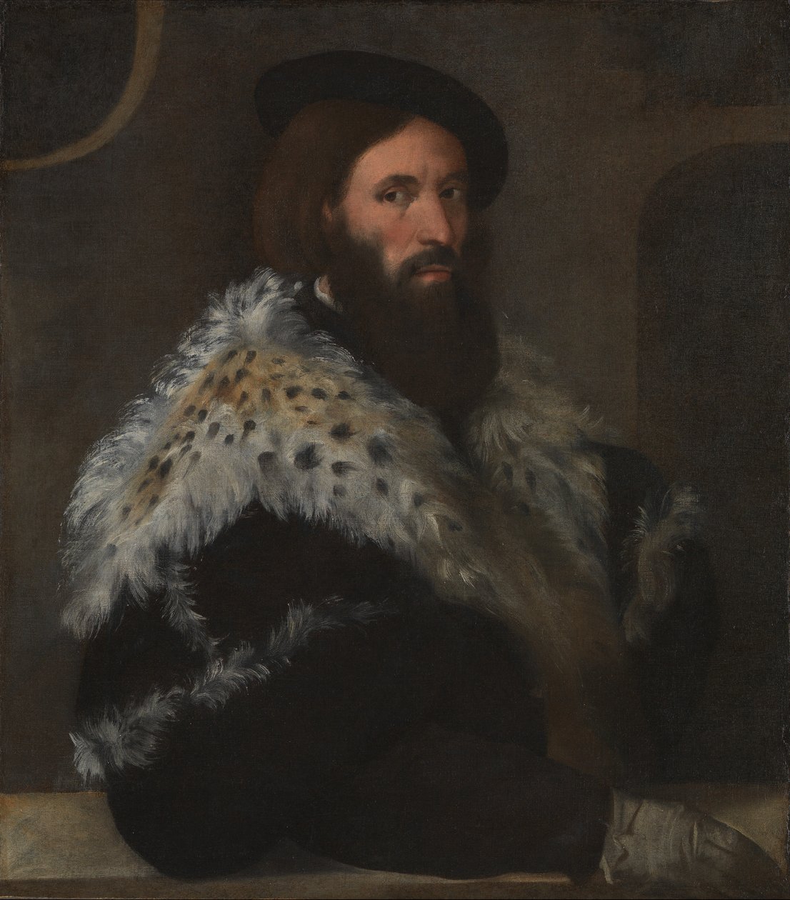 Girolamo Fracastoron muotokuva, noin 1528 tekijältä Tiziano Vecelli