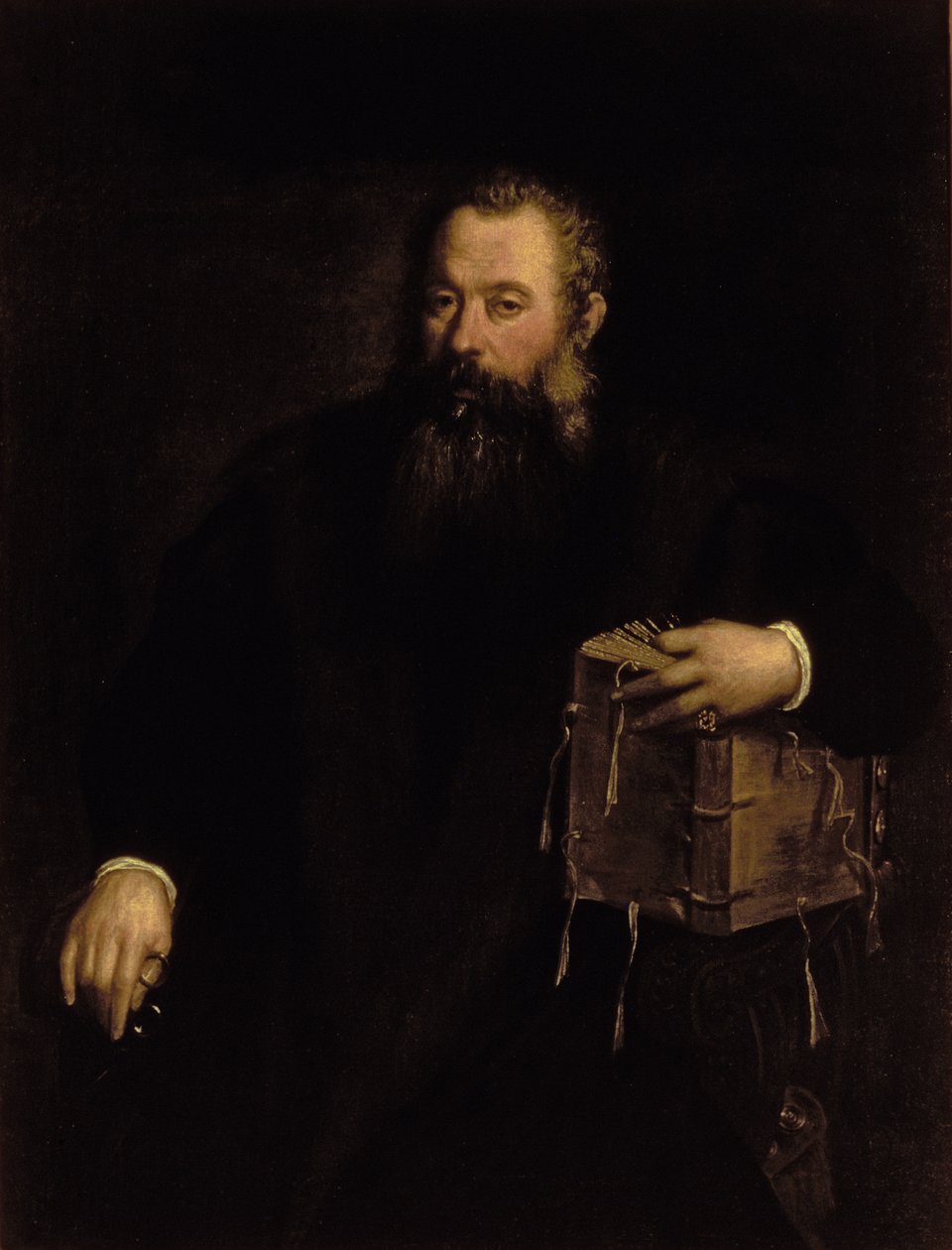 Lääkäri Andreas Vesaliuksen muotokuva tekijältä Tiziano Vecelli