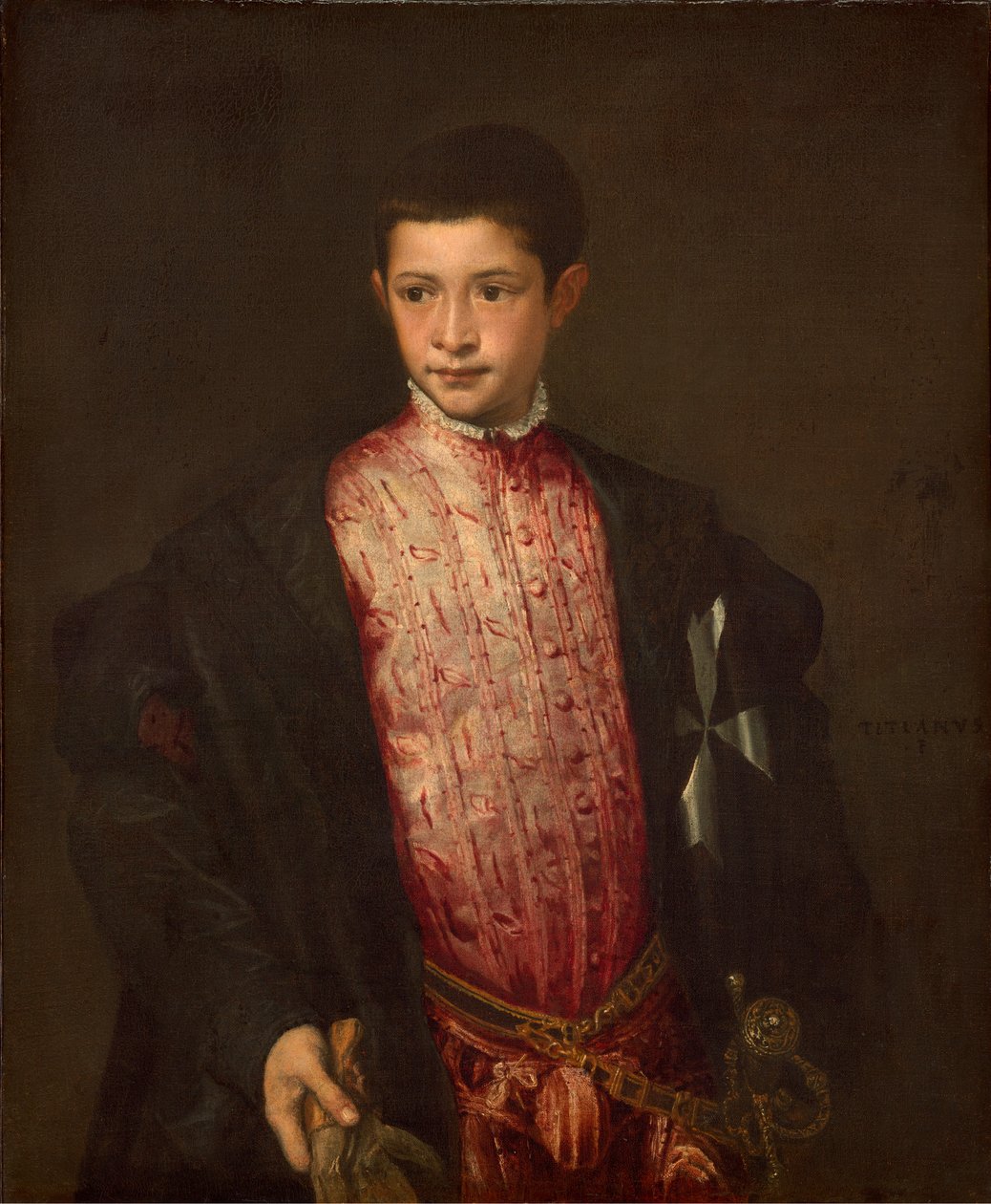 Ranuccio Farnese tekijältä Tiziano Vecelli