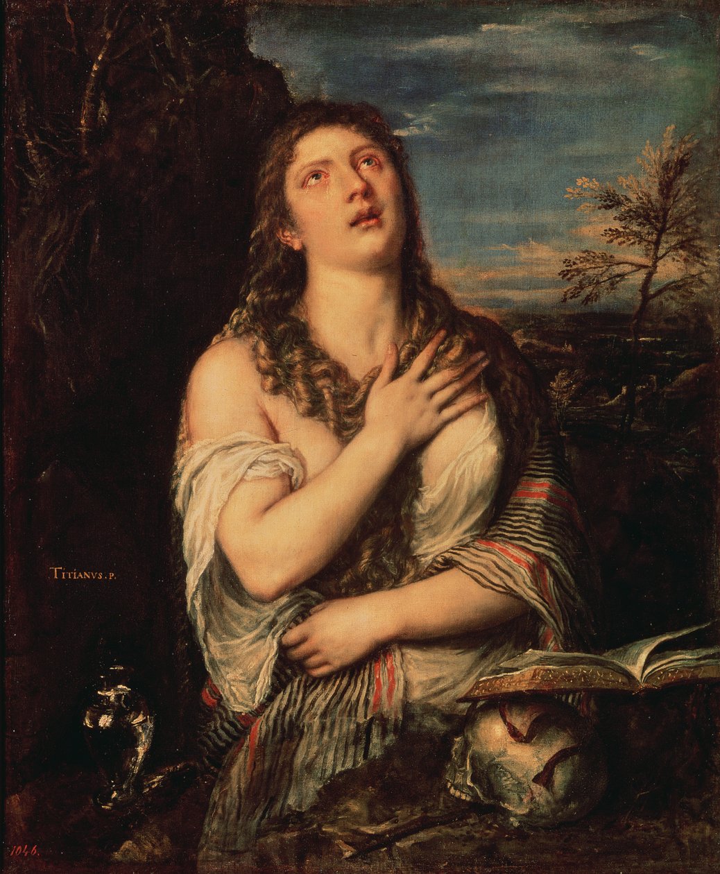 Katuva Maria Magdaleena, 1560-luku tekijältä Tiziano Vecelli