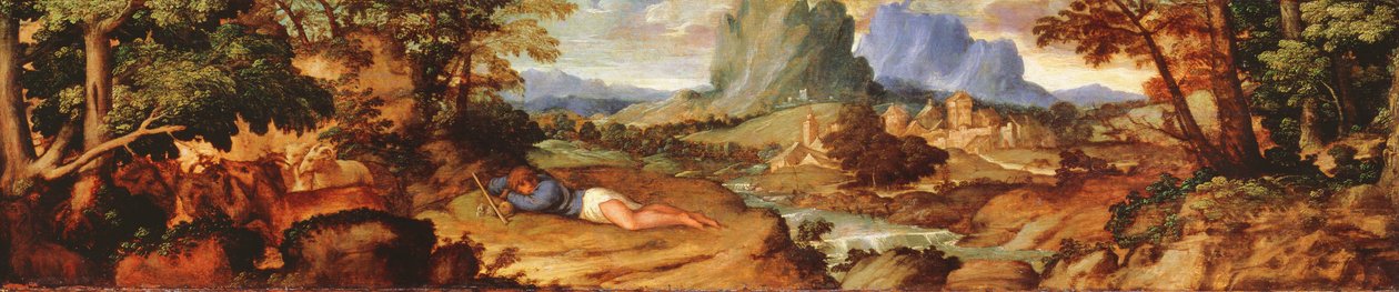 Endymion ja hänen laumansa, n. 1510 tekijältä Tiziano Vecelli