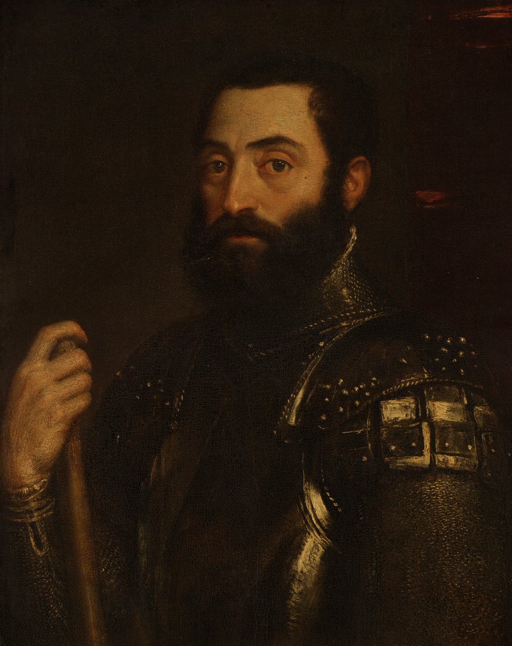 Urbinon herttuan Guidobaldo II della Roveren muotokuva tekijältä Titian (Tiziano Vecellio)