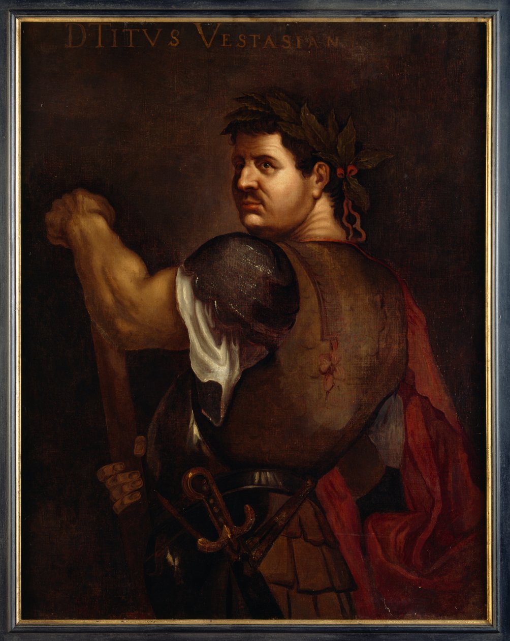 Titus Vespasianus (öljy kankaalle) tekijältä Titian (c.1488 1576) (after)