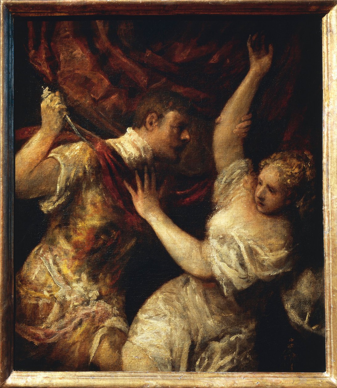 Itävalta, Wien, Tarquinius ja Lucretia tekijältä Titian (c.1488 1576)