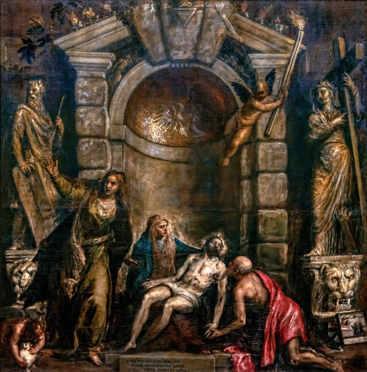 Pieta tekijältä Tiziano Vecelli