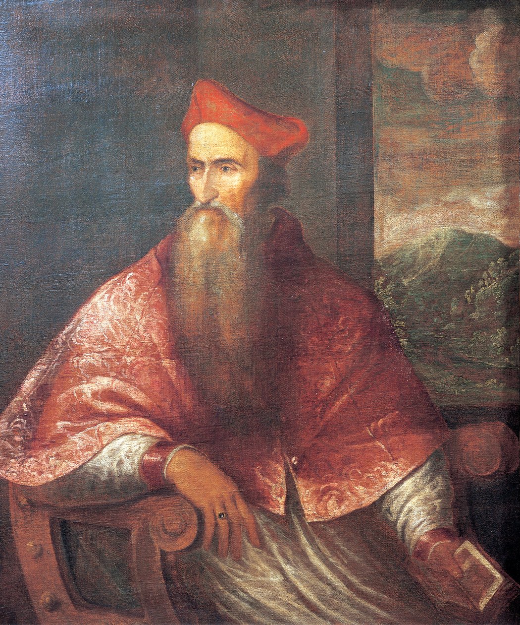 Pietro Bembon muotokuva tekijältä Titian (c.1488 1576)