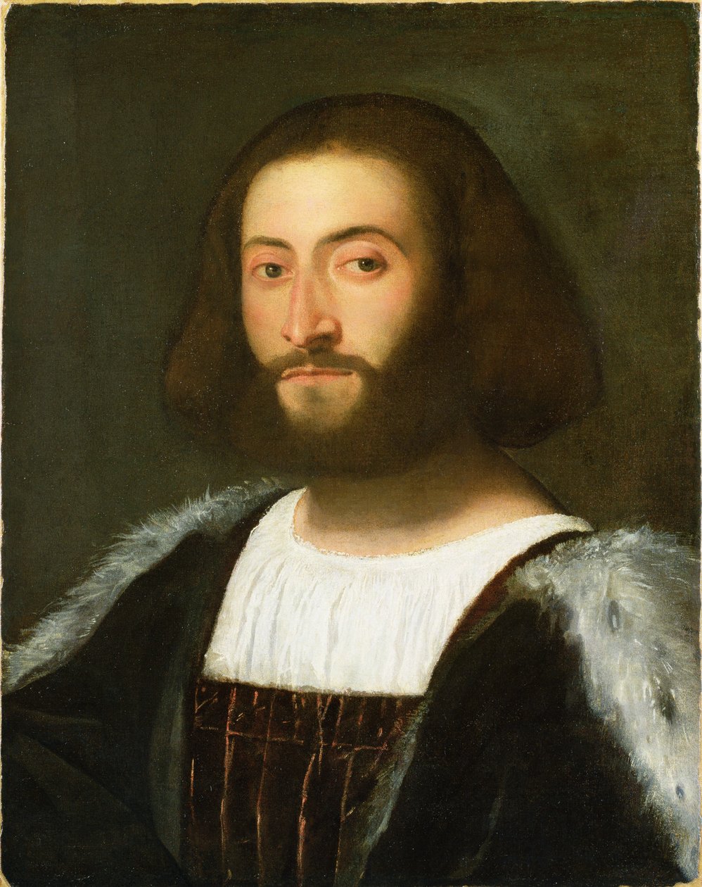 Miehen muotokuva tekijältä Titian (c.1488 1576)