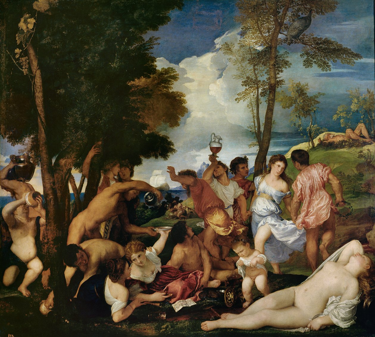 Andrianit, n. 1523-1524 (öljy kankaalle) tekijältä Tiziano Vecelli