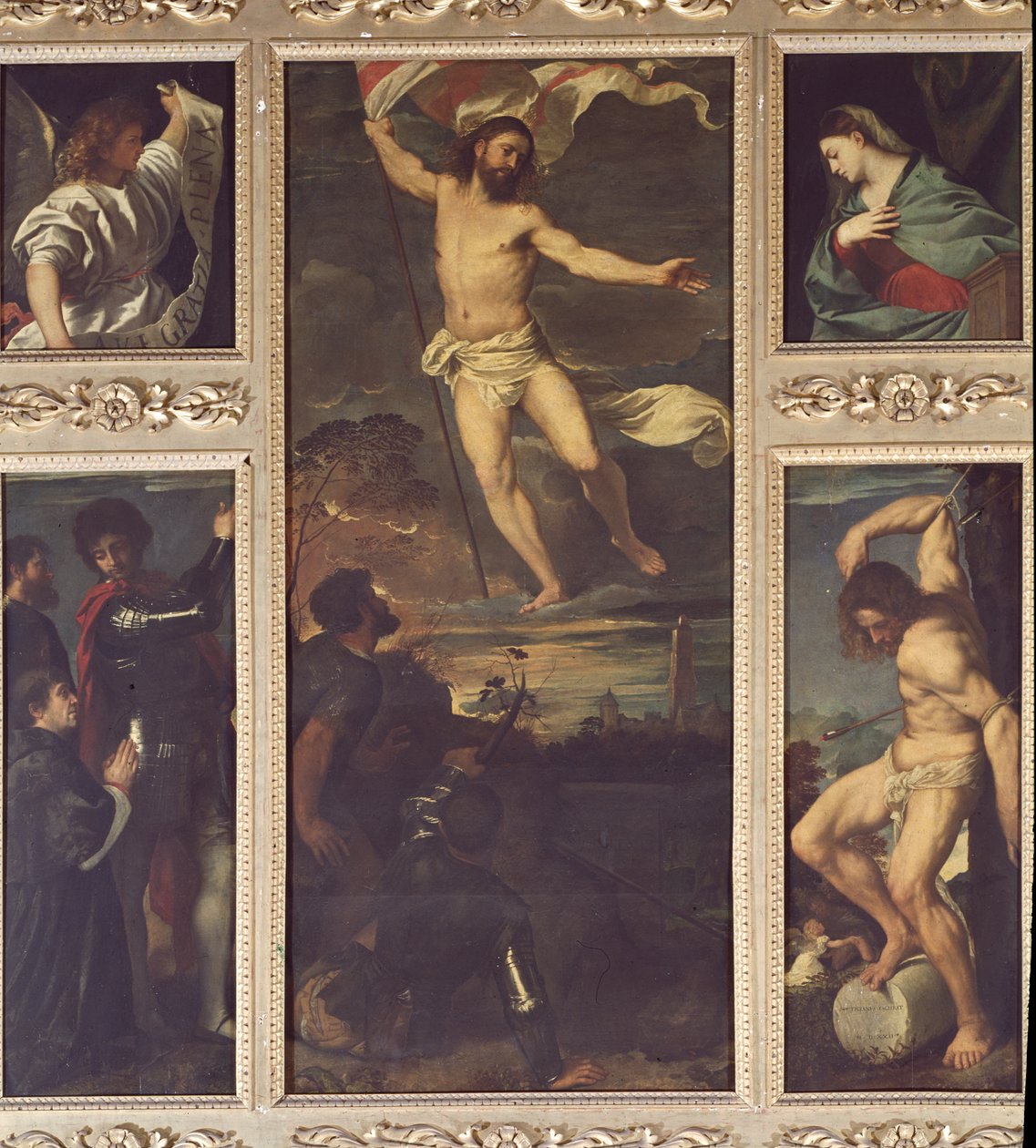 Averoldi-polyptyykki tekijältä Titian (c.1488 1576)