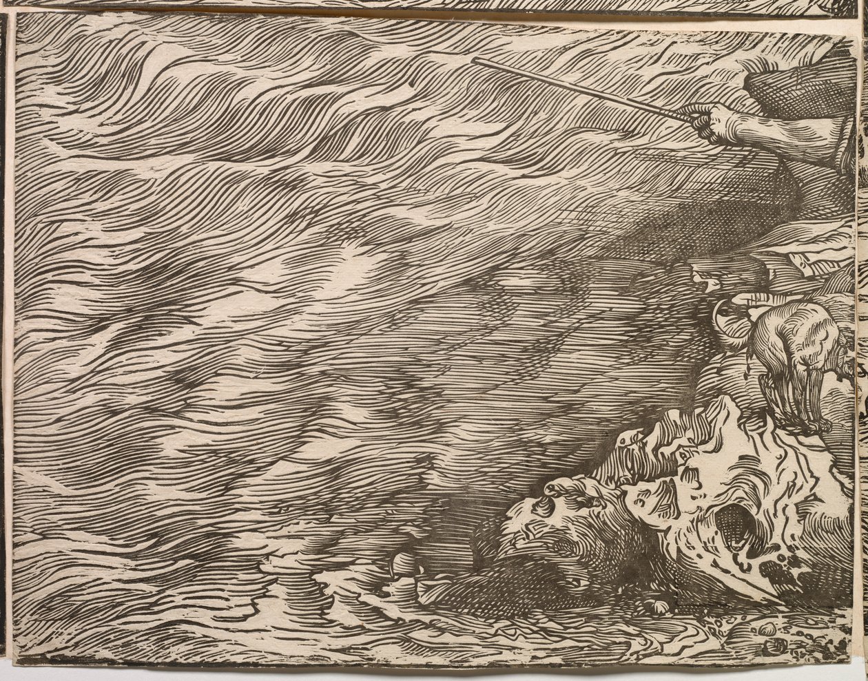 Faraon armeijan upotus Punaisellemerelle tekijältä Titian (c.1488 1576)