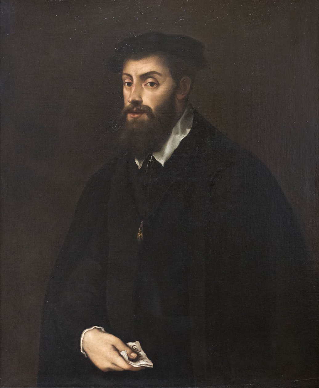 Kaarle V, Tiziano Vecellion mukaan (öljy kankaalle) tekijältä Titian (c.1488 1576) (after)